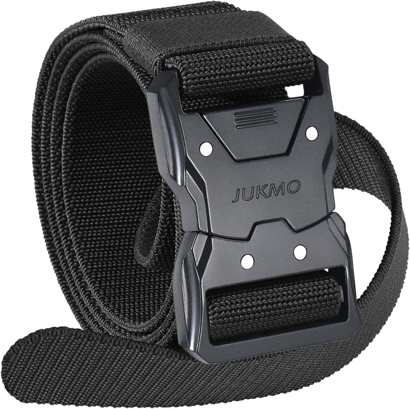 Quick Release Tactical Belt, Military Work 1.5" Nylon Web Hiking Belt with Heavy Duty Seatbelt Buckle