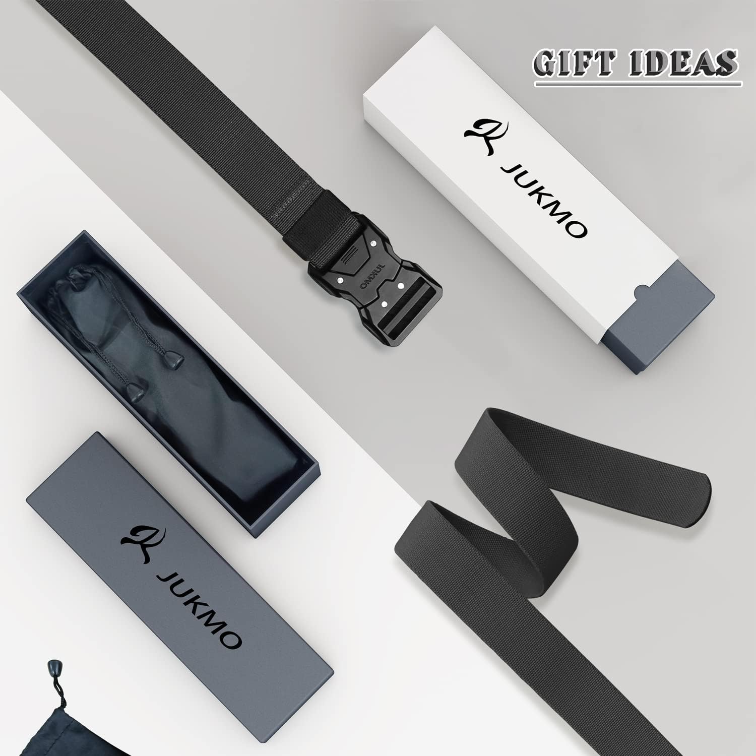 Quick Release Tactical Belt, Military Work 1.5" Nylon Web Hiking Belt with Heavy Duty Seatbelt Buckle - Image 4