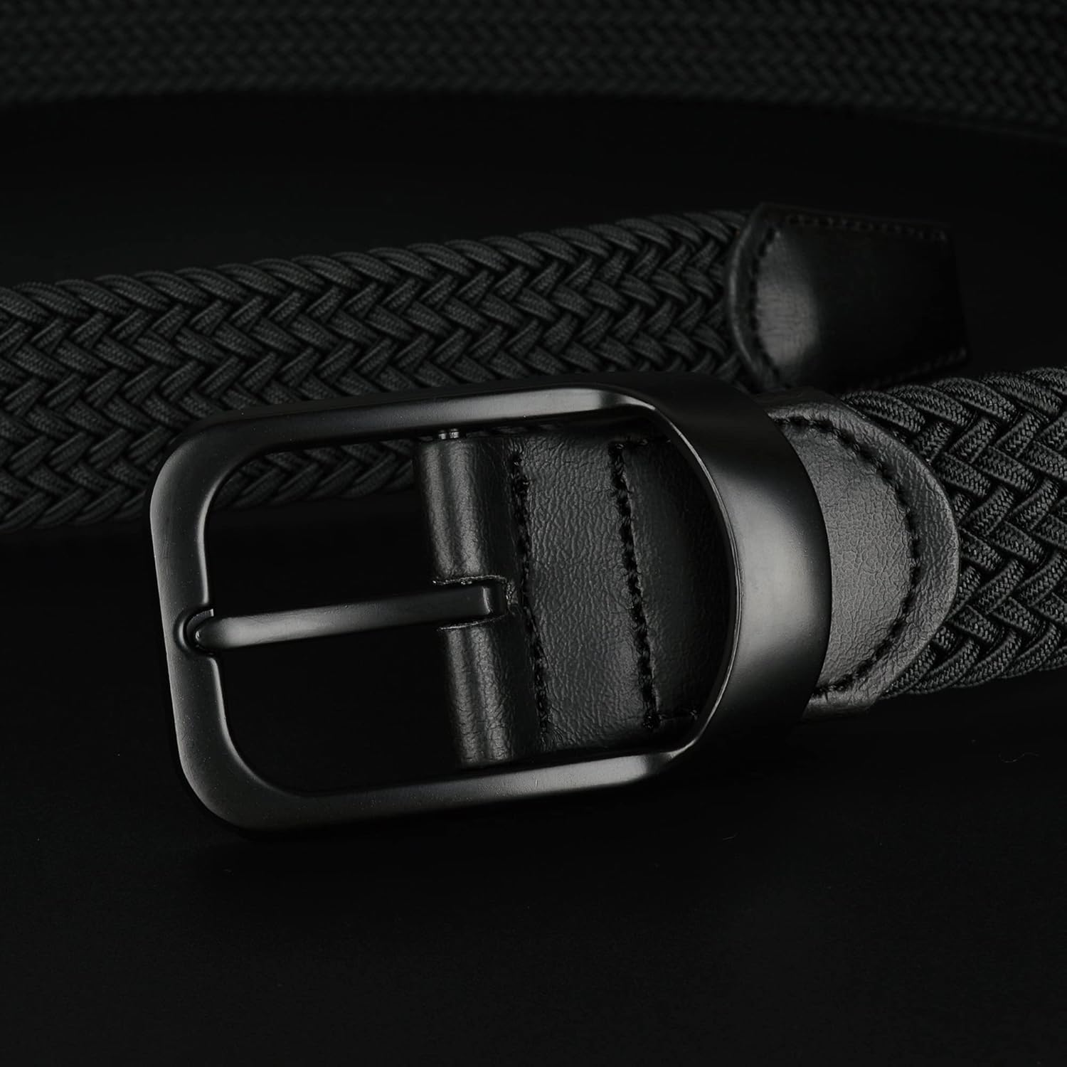 Plus Size 43'' to 75'' Mens Elastic Stretch Belts Big and Tall Belt - Image 3